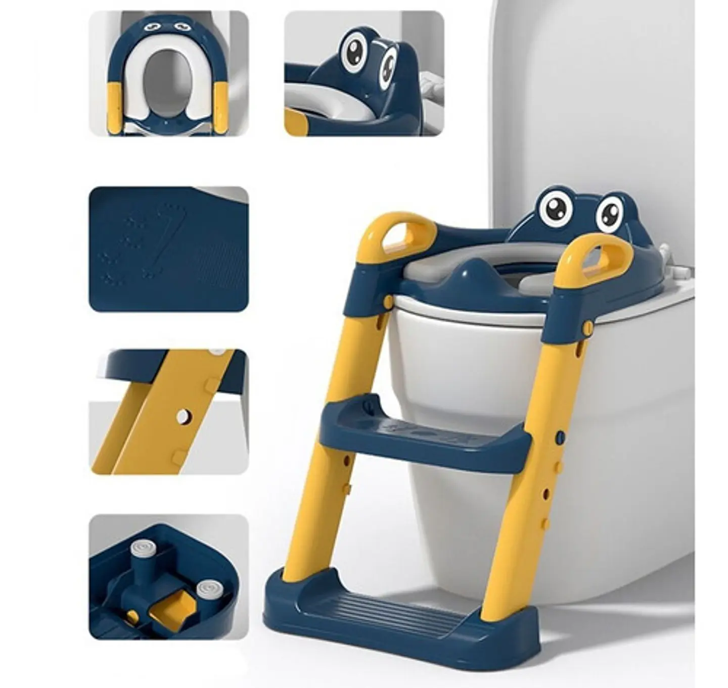Asientos Adaptador Escalera De Inodoro Baño Wc Para Niños 11
