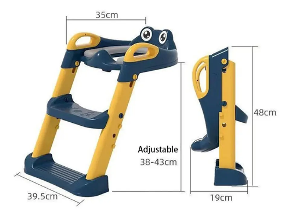 Asientos Adaptador Escalera De Inodoro Baño Wc Para Niños 13