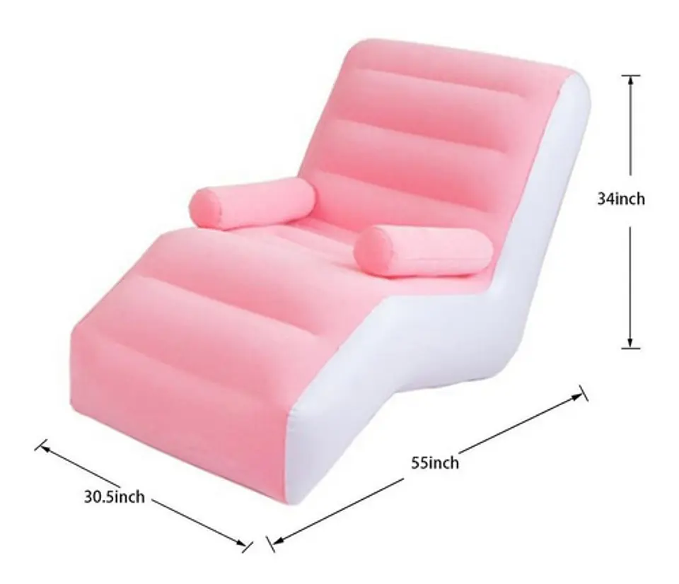 Sofá Silla Sillón Inflable Con Inflador 2