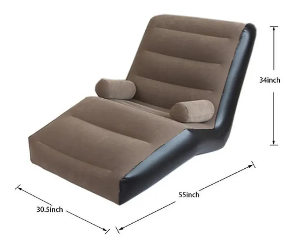 Sofá Silla Sillón Inflable Con Inflador 5