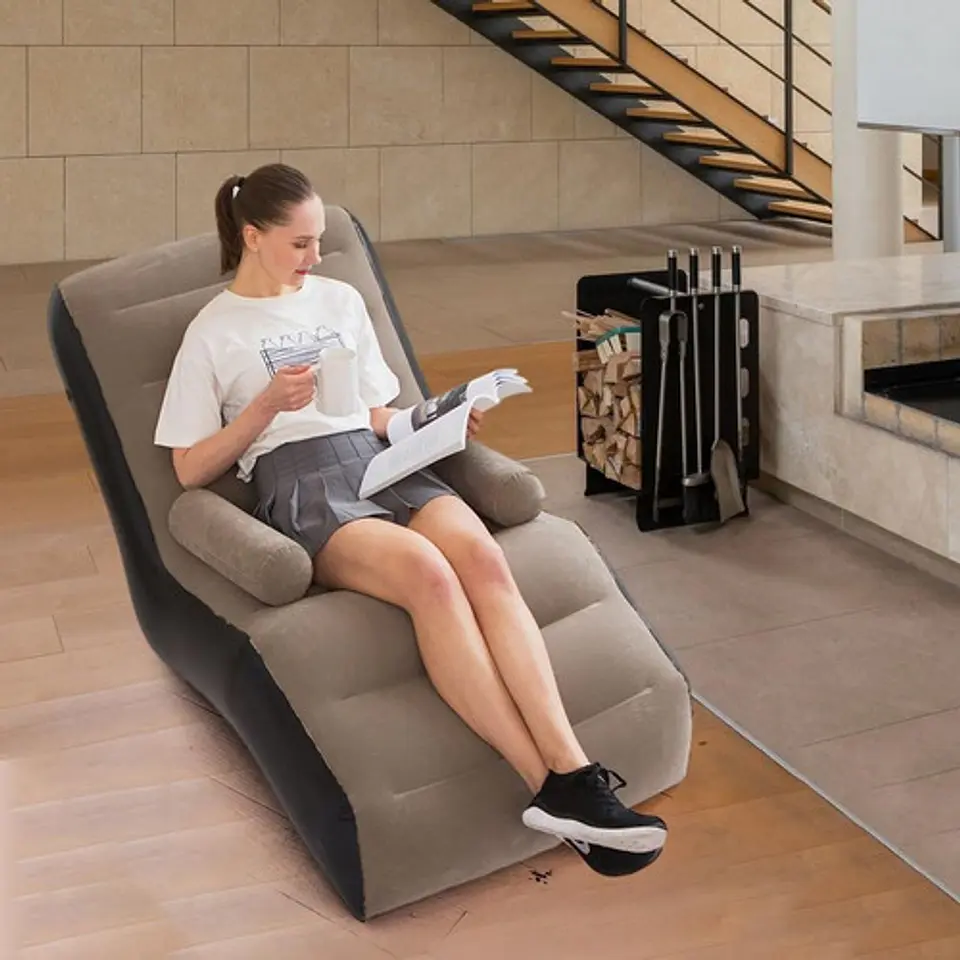 Sofá Silla Sillón Inflable Con Inflador 6