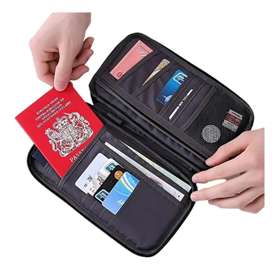 Billetera Portapasaporte Para Hombre Y Mujer 3