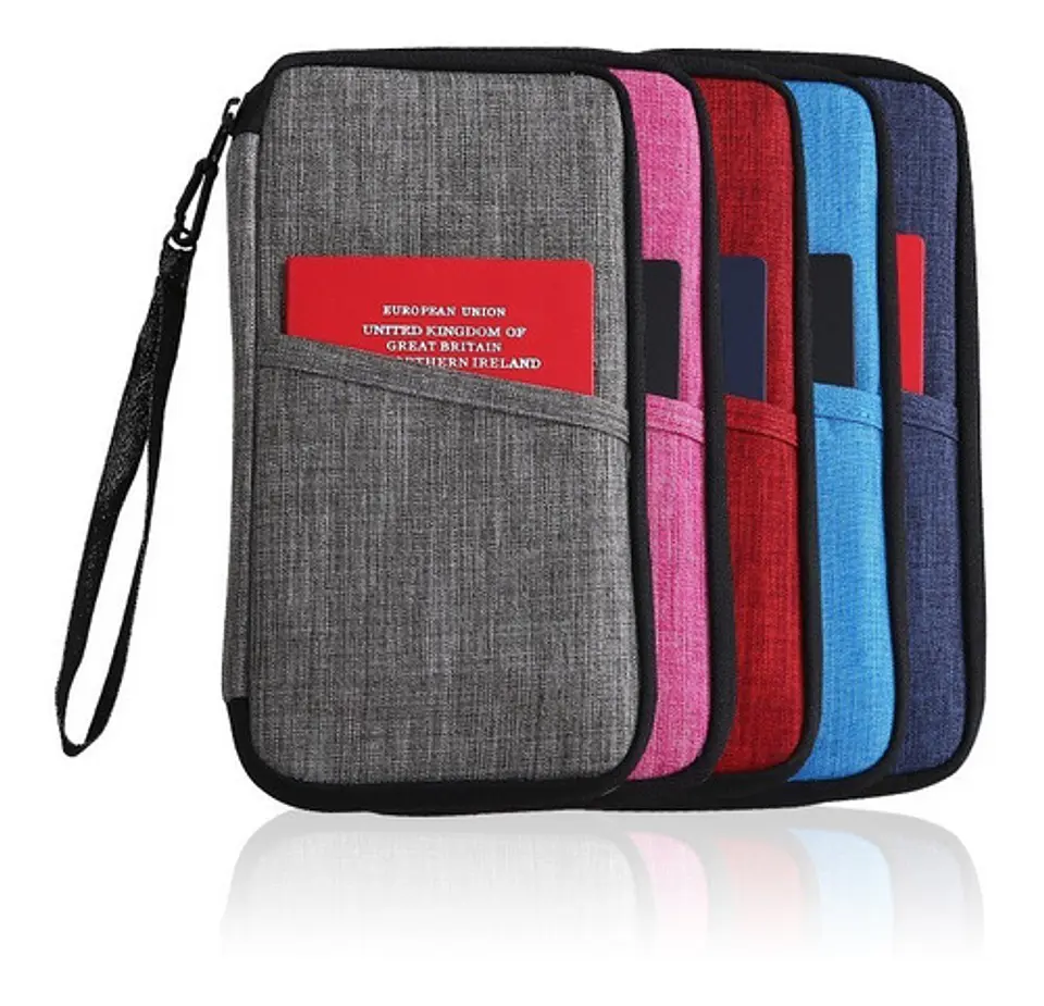 Billetera Portapasaporte Para Hombre Y Mujer 8