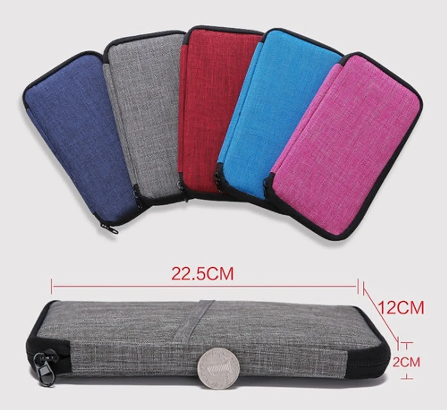 Billetera Portapasaporte Para Hombre Y Mujer 10
