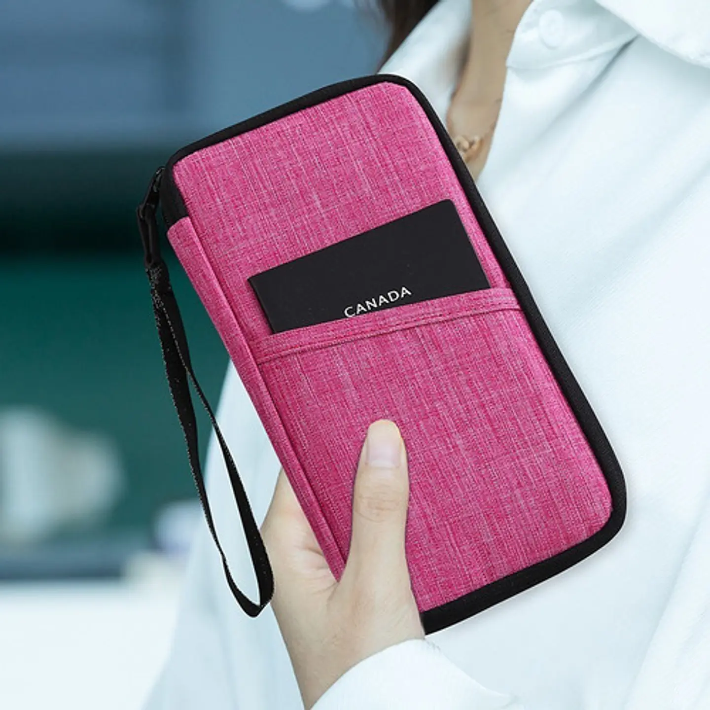 Billetera Portapasaporte Para Hombre Y Mujer 24