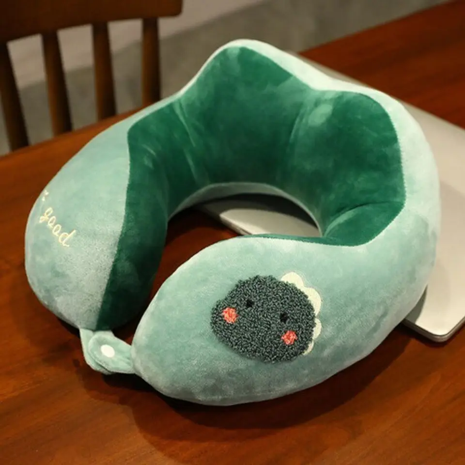 Almohada Cojín Cuello Cervical Viaje Auto Escritorio 13
