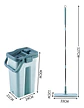 Trapeador Escurridor Mopa Rotativa Con Repuesto - Miniatura 6