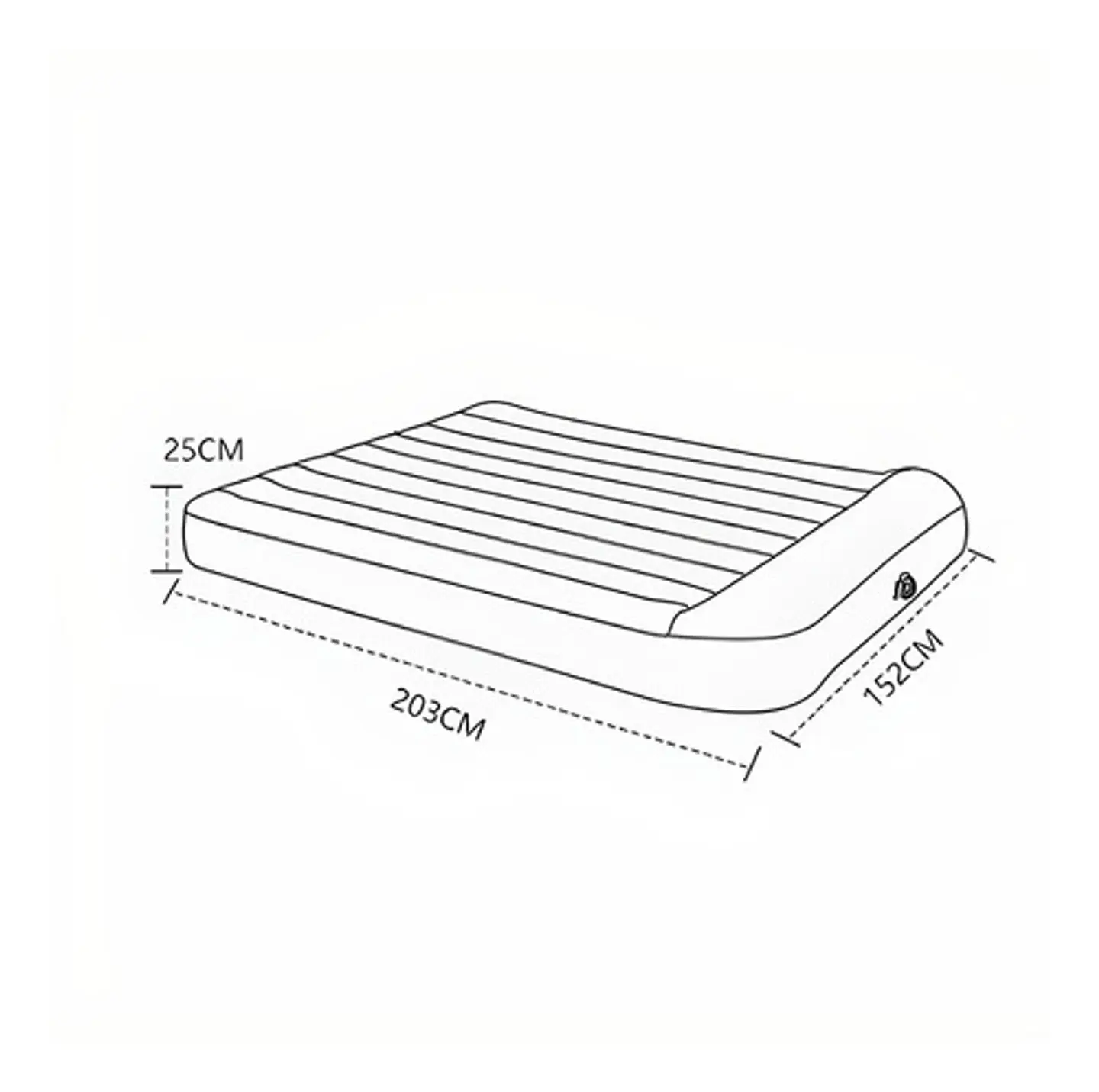 Colchón Inflable Cama Portatil Con Inflador Incluido 5
