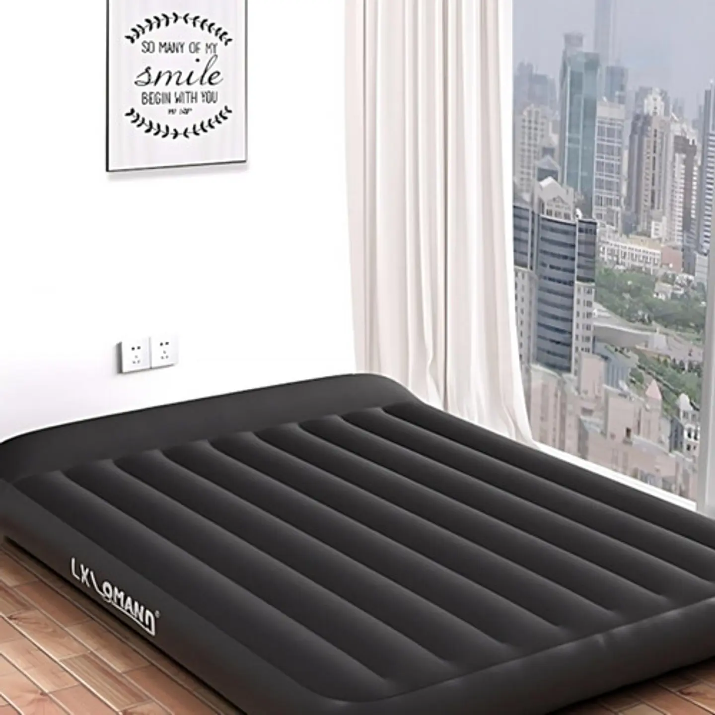 Colchón Inflable Cama Portatil Con Inflador Incluido 8