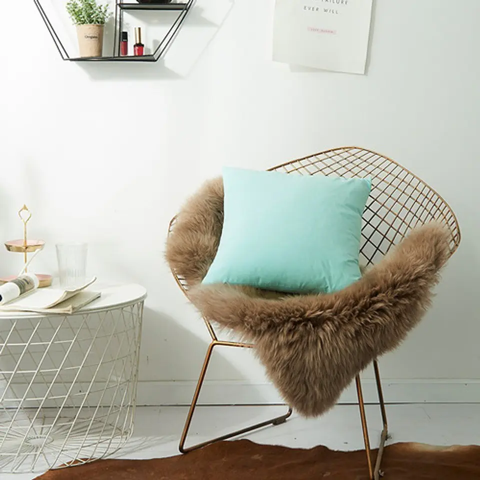 Almohada Cojín 50x50cm Funda De Terciopelo Para Muebles 4