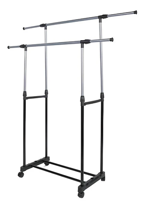 Tendedero Alargable Largo Ajustable Con Ruedas Para Ropa