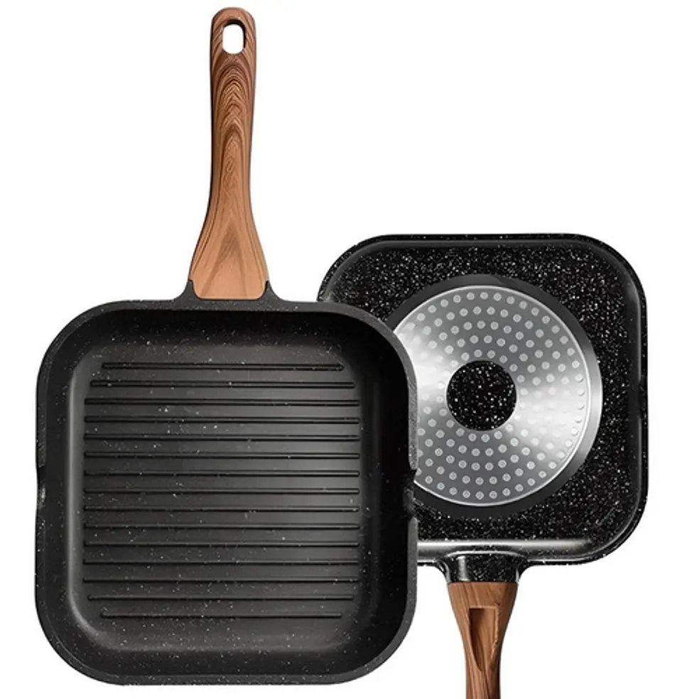 Sartén Plancha Steak De Granito 24cm Antiadherente 2