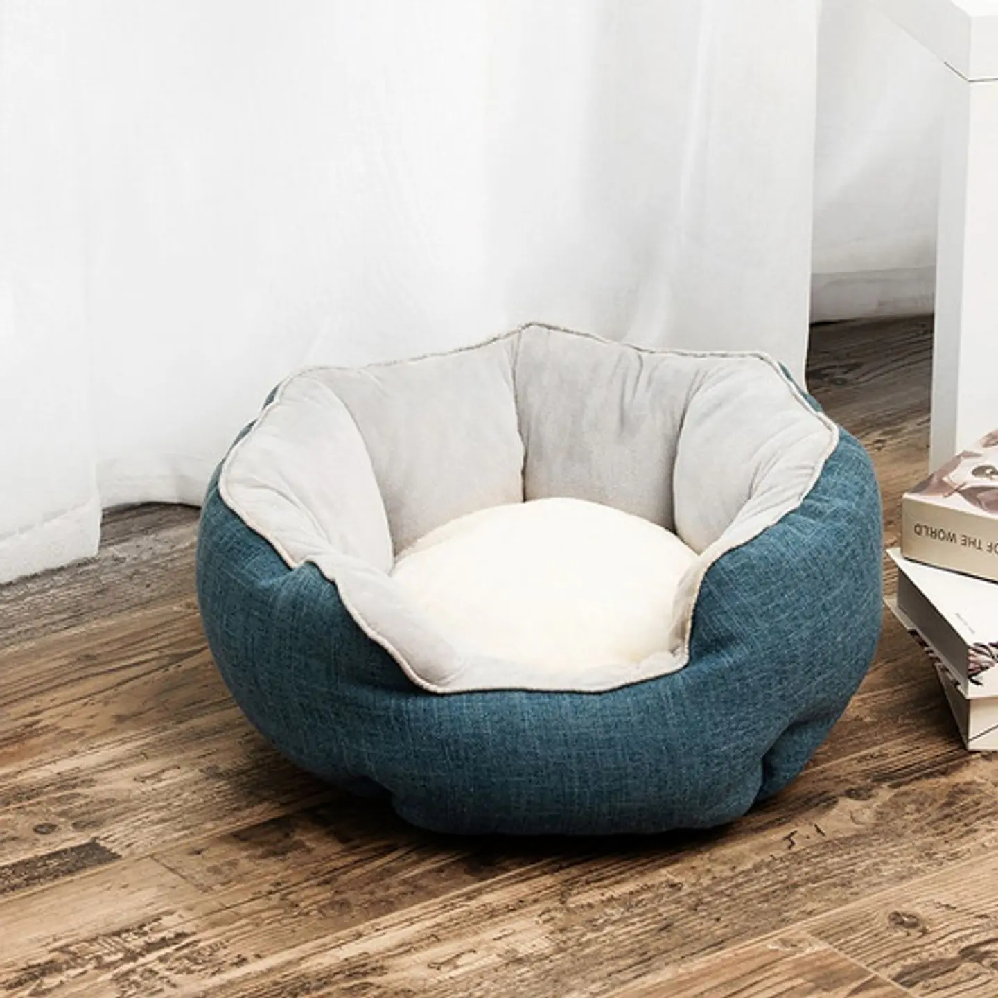 Cama Cojin Para Mascotas Acolchada Para Perro Y Gato  2