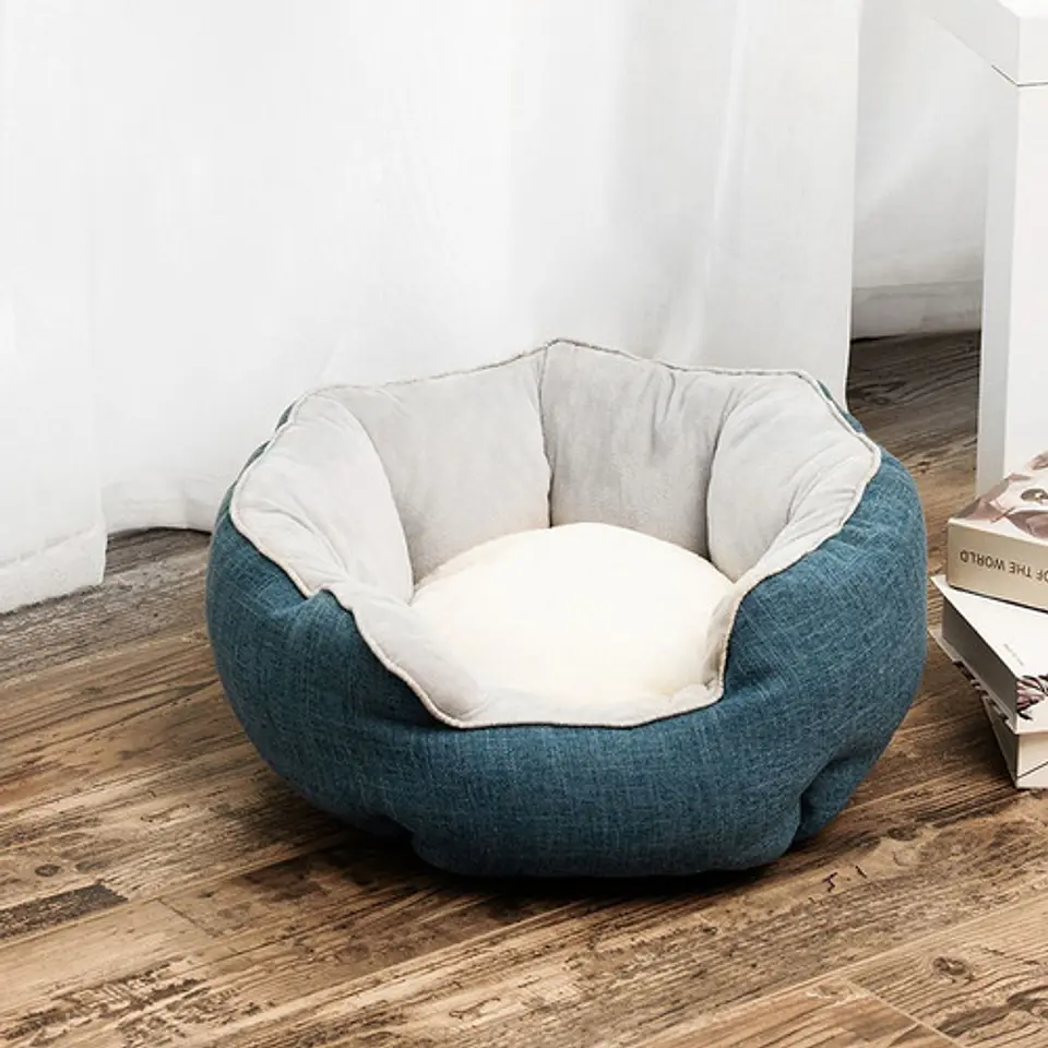 Cama Cojin Para Mascotas Acolchada Para Perro Y Gato  2