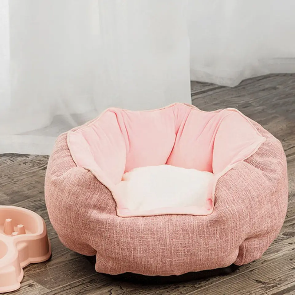 Cama Cojin Para Mascotas Acolchada Para Perro Y Gato  6