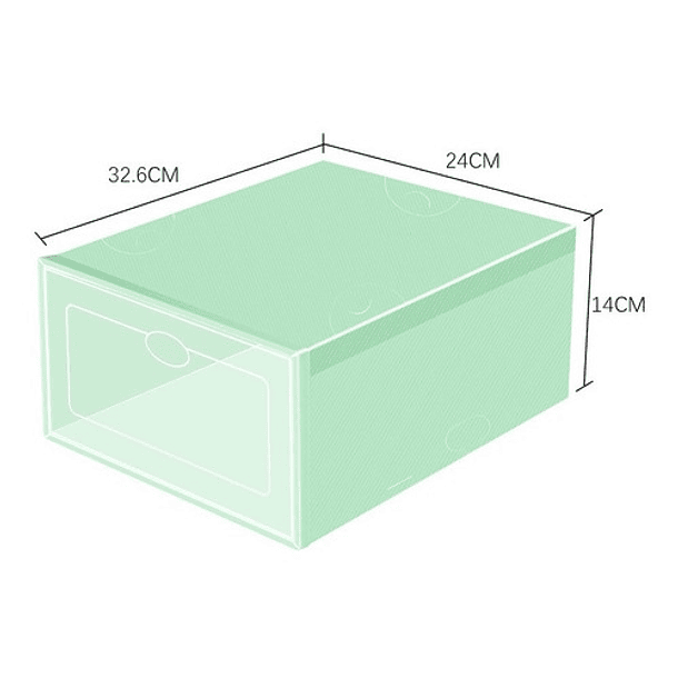 Estante Zapatero Plastico A Prueba De Polvo Para Zapatos 8