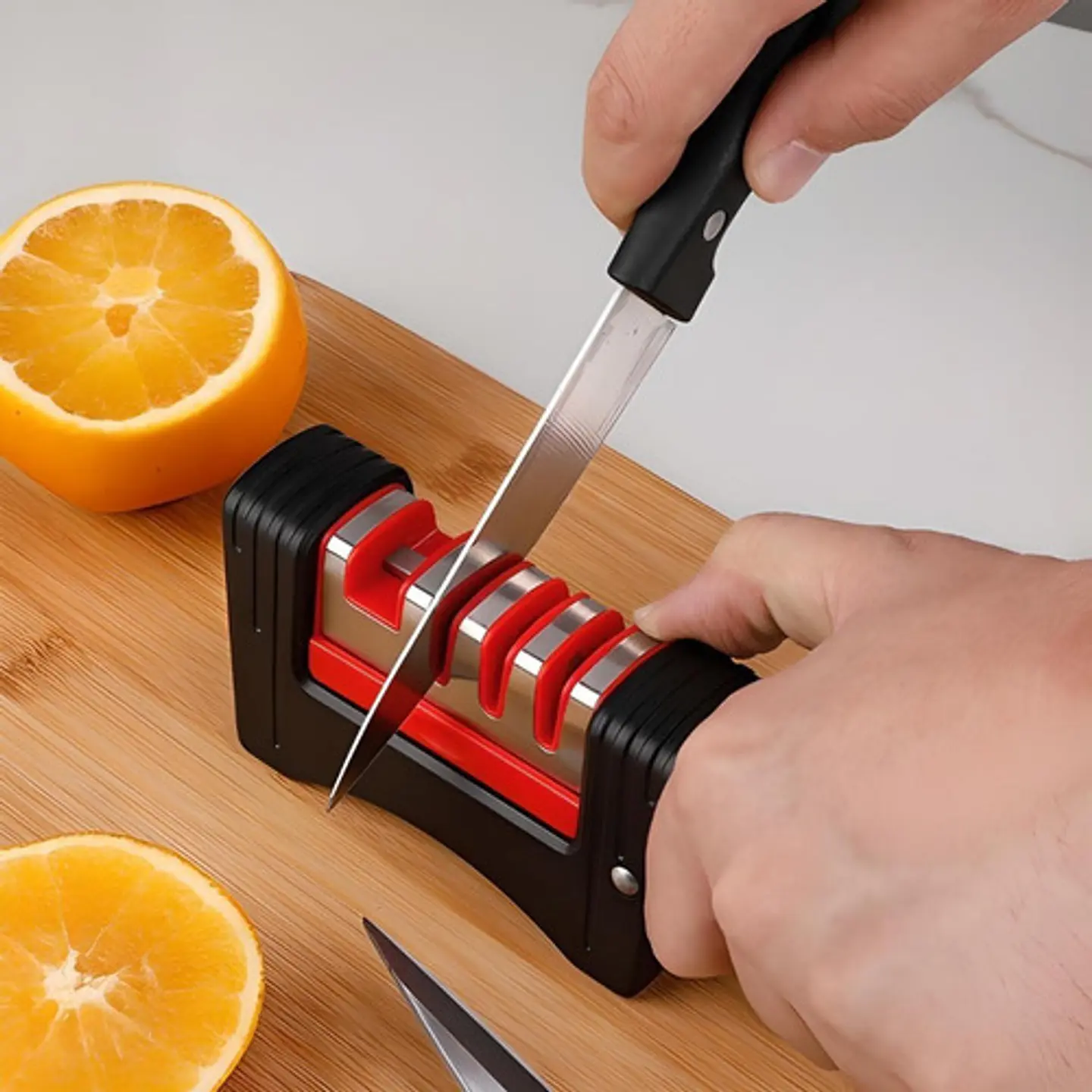 Afilador De Cuchillo Tijeras 4 Etapas Manual  5