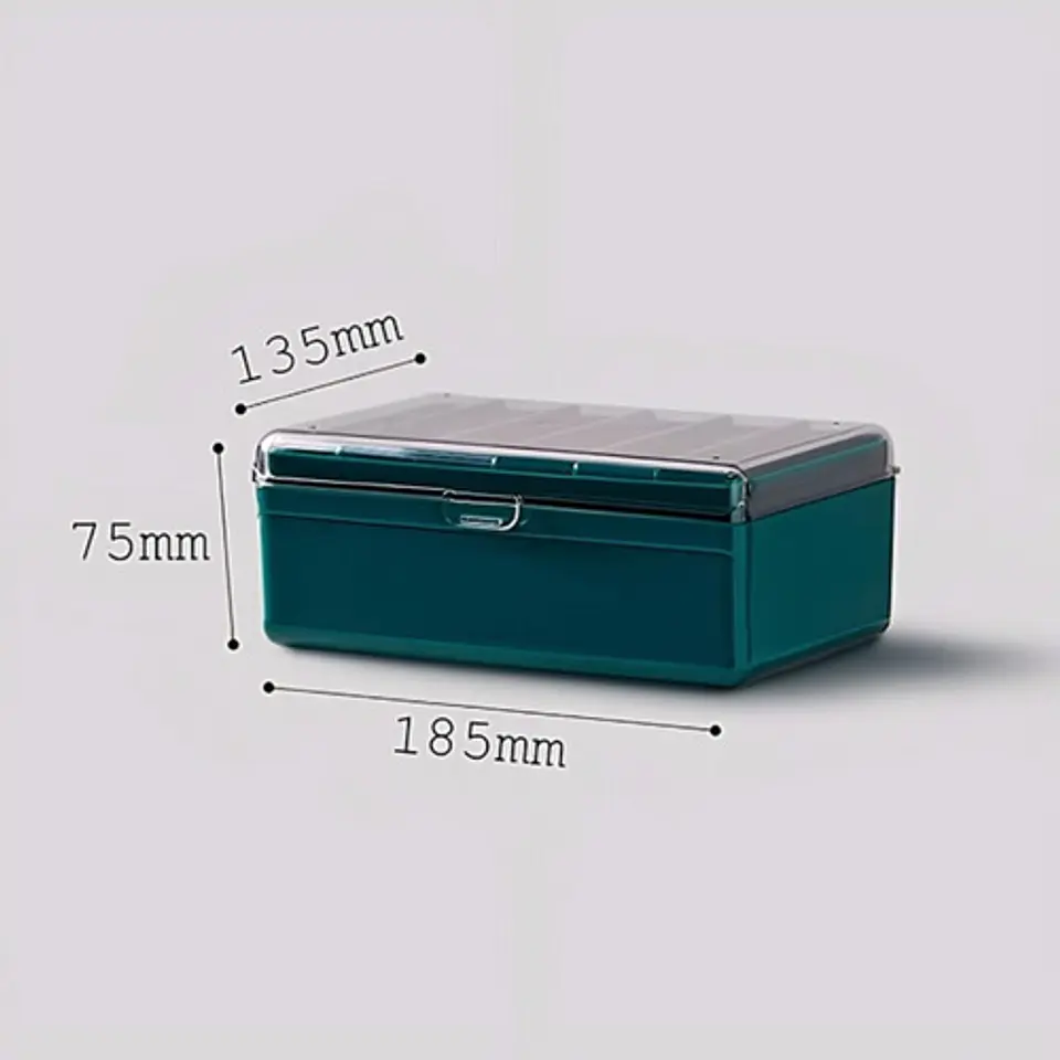 Caja Joyero De Plastico 3 Niveles 13 X 18 Cm 2