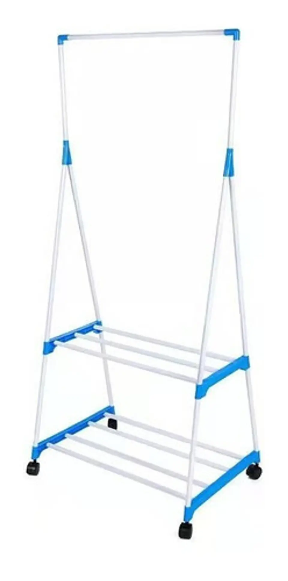 Perchero Organizador De Ropa Triangular Con Zapatero 1