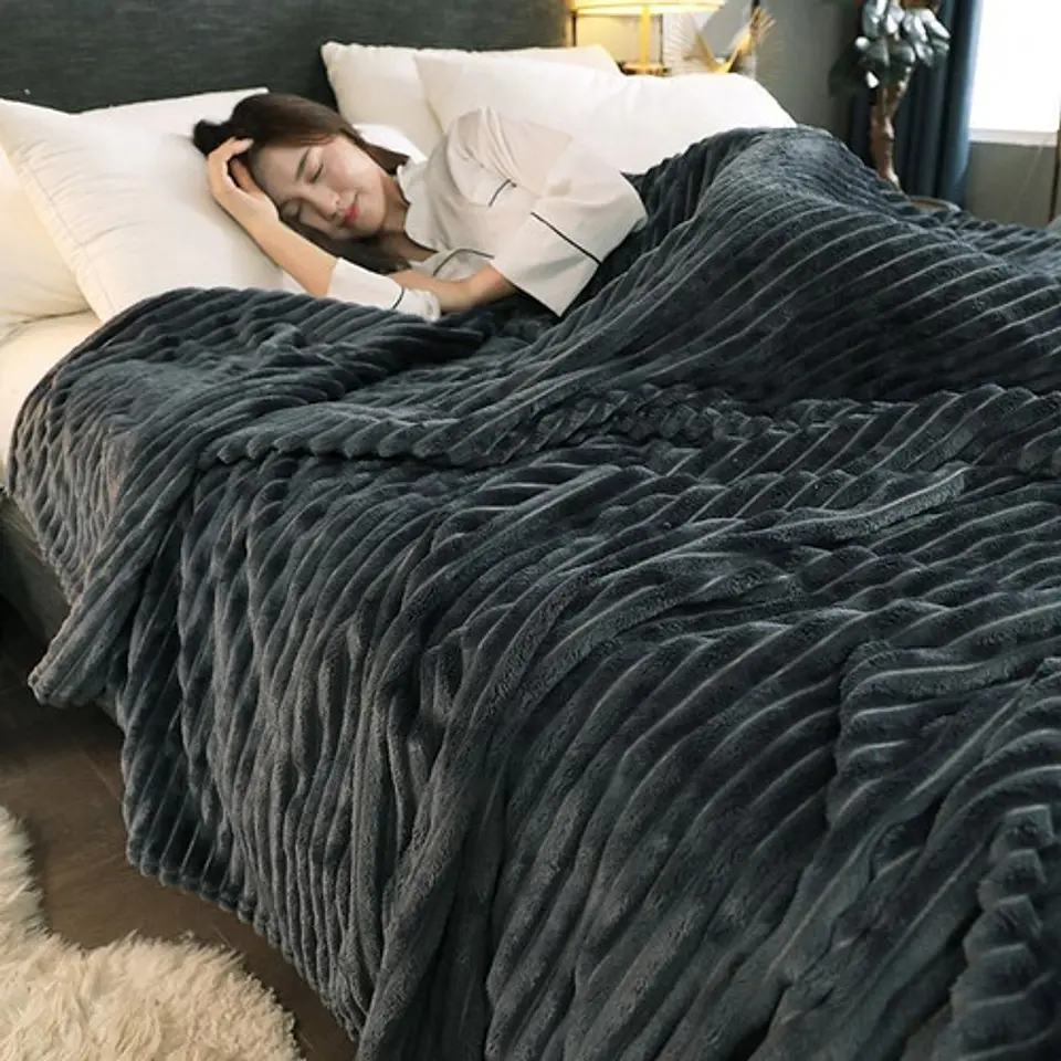 Manta Polar Suave Ropa Cama 150 X 200 Sherpa 1