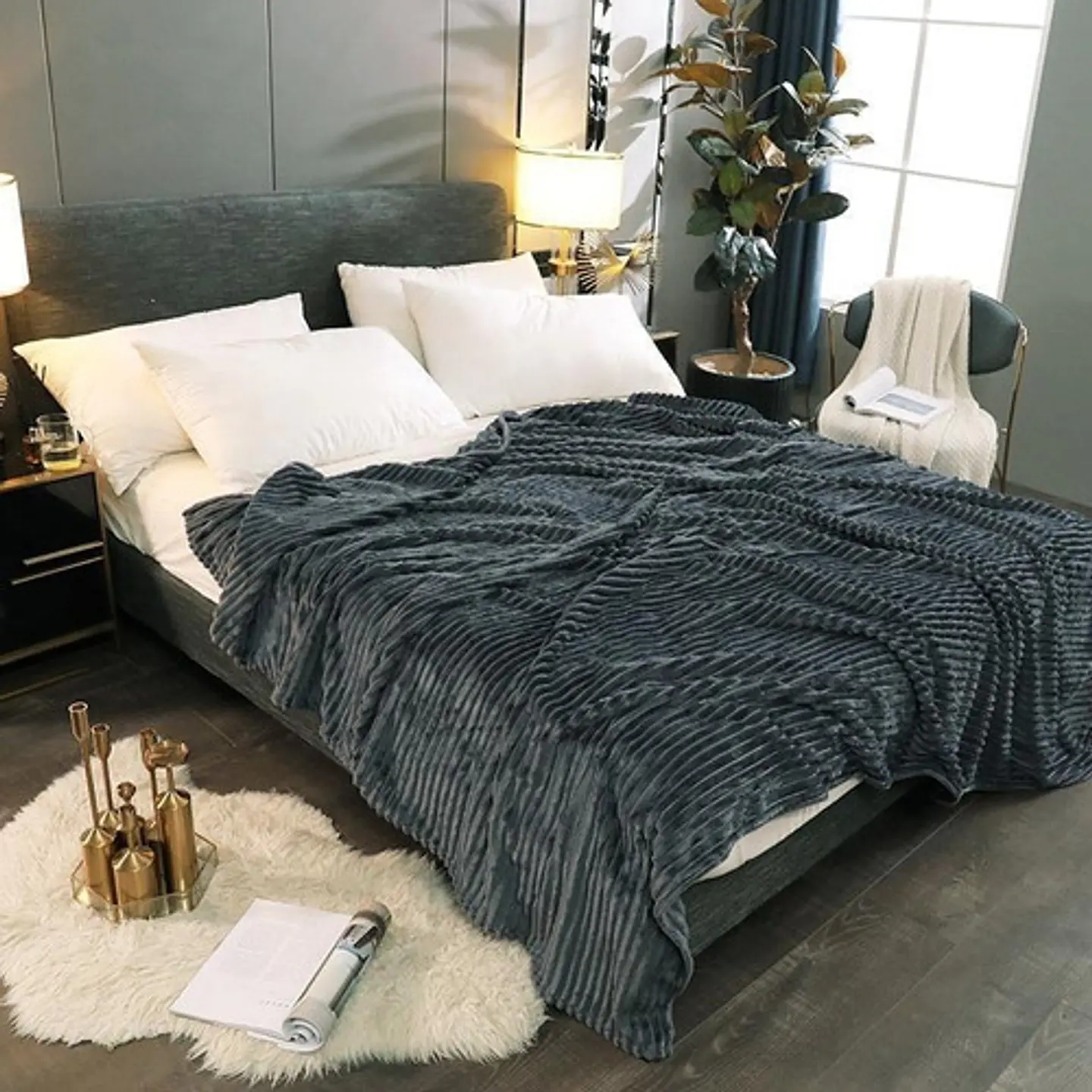 Manta Polar Suave Ropa Cama 150 X 200 Sherpa 2