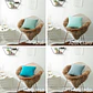 Pack 4 Cojin Almohada 50x50cm Terciopelo Para Muebles - Miniatura 3