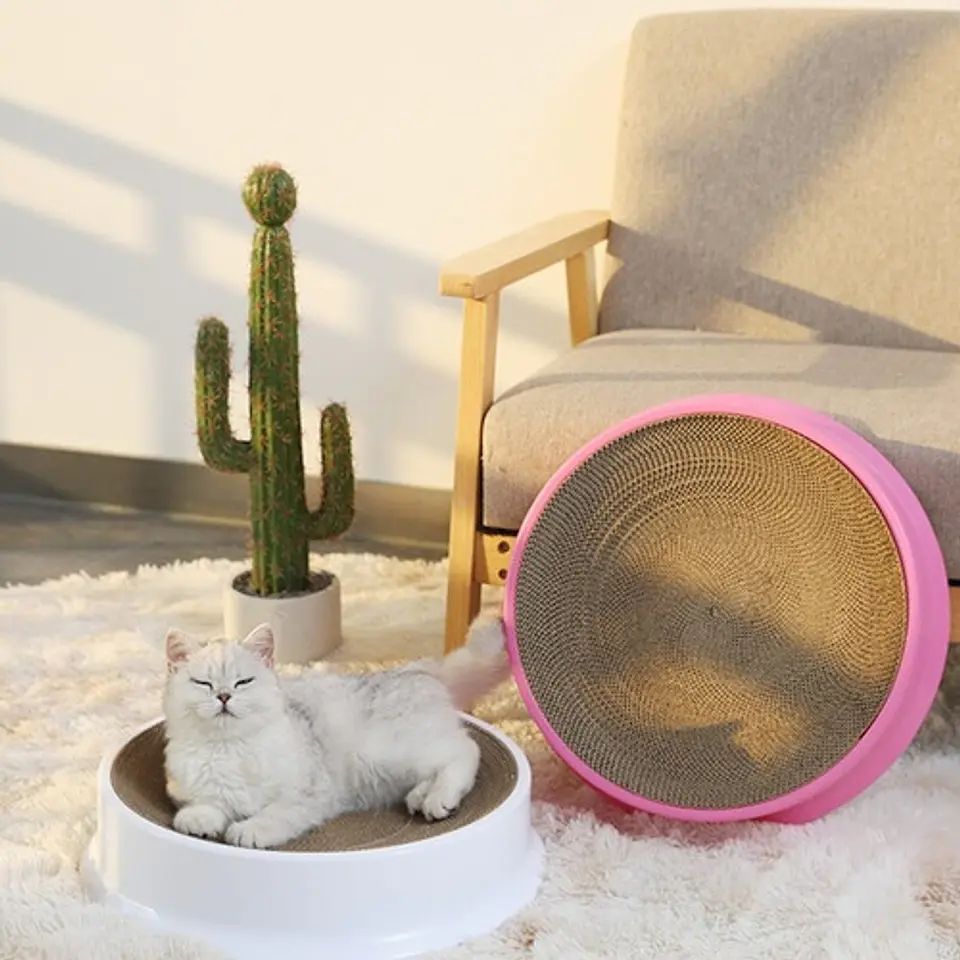 Cama Rascadora Para Gatos Mascotas 44 Cm 13