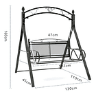 Sillon Columpio Al Aire Libre Jardin Terraza Patio 10