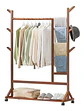 Perchero 100 Cm De Bamboo Con Ruedas Organizador - Miniatura 8