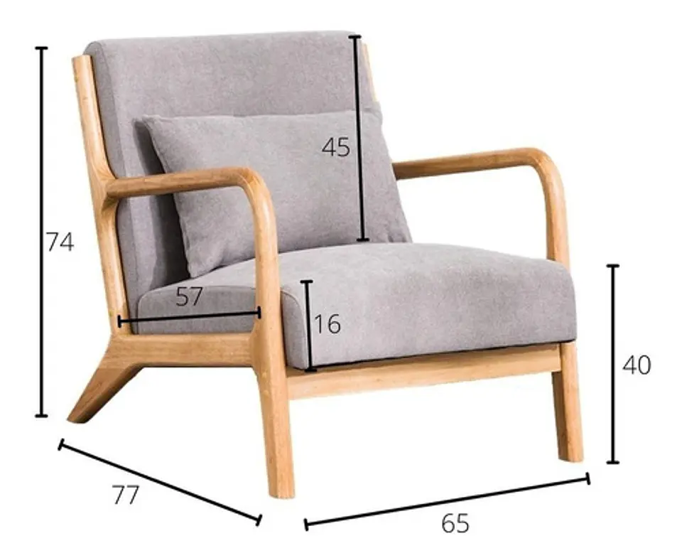 Sitial Poltrona Silla Con Almohada Cojín 7