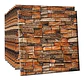 Pack 10 Lamina Papel Mural Autoadhesivo 3d - Miniatura 5