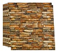 Pack 10 Lamina Papel Mural Autoadhesivo 3d - Miniatura 9