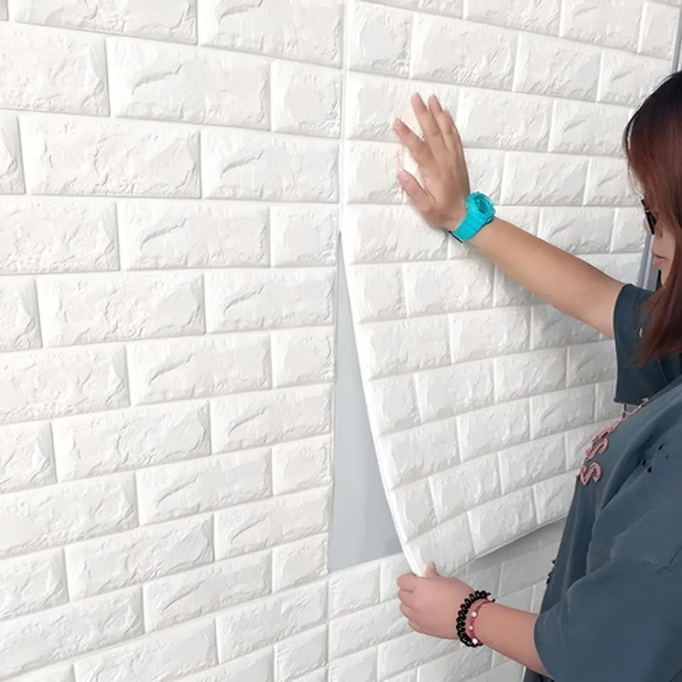 Pack 10 Lamina Papel Mural Autoadhesivo 3d 10