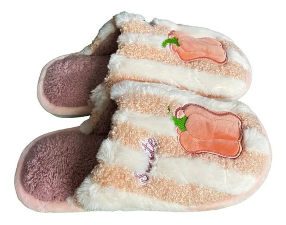 Pantuflas Polares Zapatos Descanso Para Mujer 100% Calidad 6