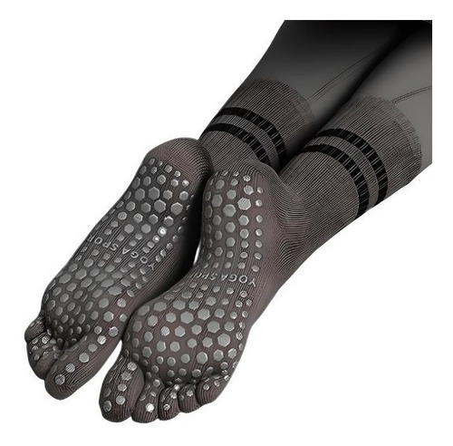 Calcetines Térmicos Con Dedos Antideslizantes Yoga Deporte