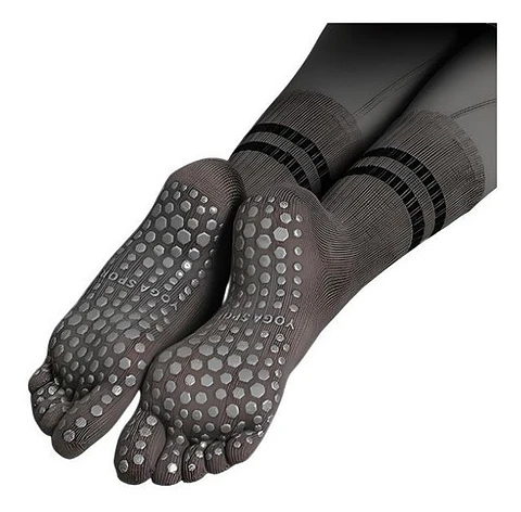 Calcetines Térmicos Con Dedos Antideslizantes Yoga Deporte