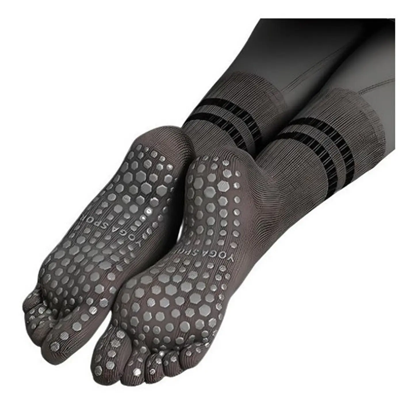 Calcetines Térmicos Con Dedos Antideslizantes Yoga Deporte 1