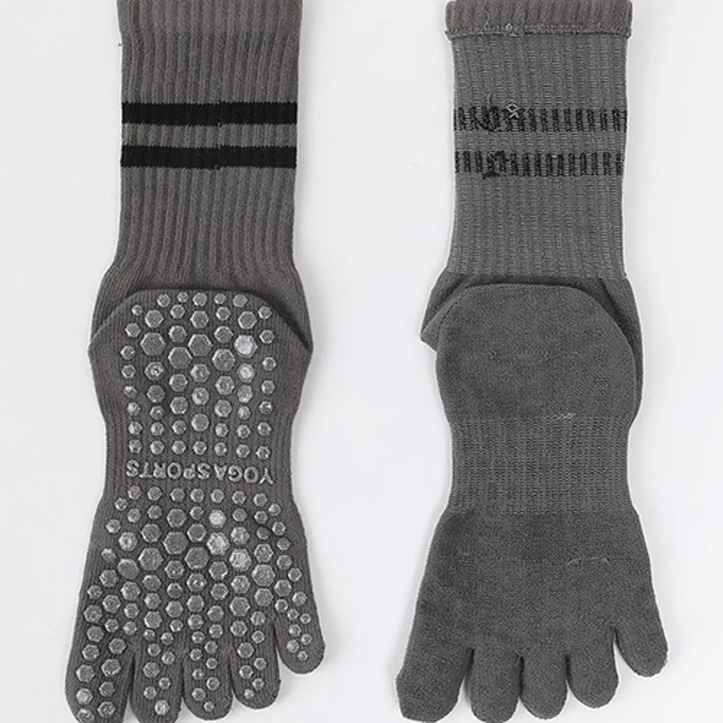 Calcetines Térmicos Con Dedos Antideslizantes Yoga Deporte 5