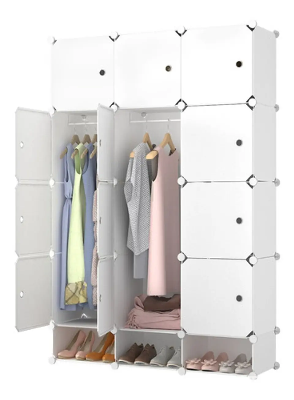 Organizador Closet Ropero Armable Modulado 165 X 110 Cm 1