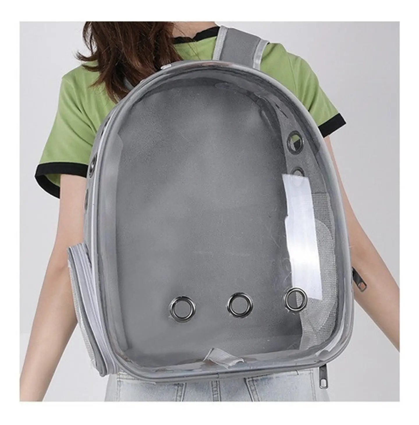Mochila Transportadora De Gato Perro Mascotas 7