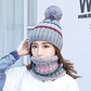 Set Calentador De Gorro Con Bufanda Para Mujer Invierno - Miniatura 20