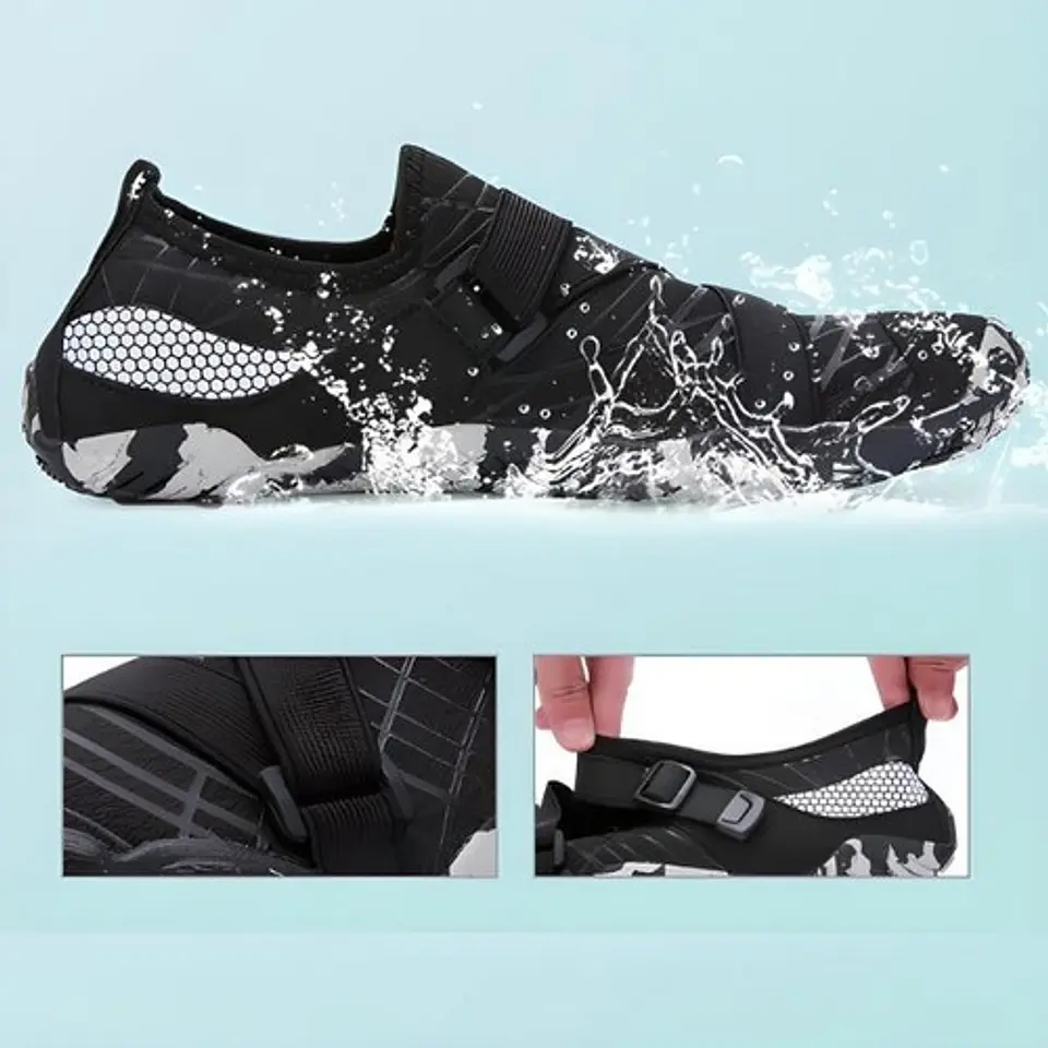 Zapatillas Elásticas Playa Antideslizantes Deporte Natación 20