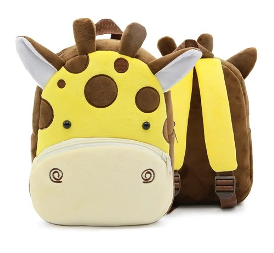 Bolso Mochila Infantil 3d De Animales Escuela Jardín 2