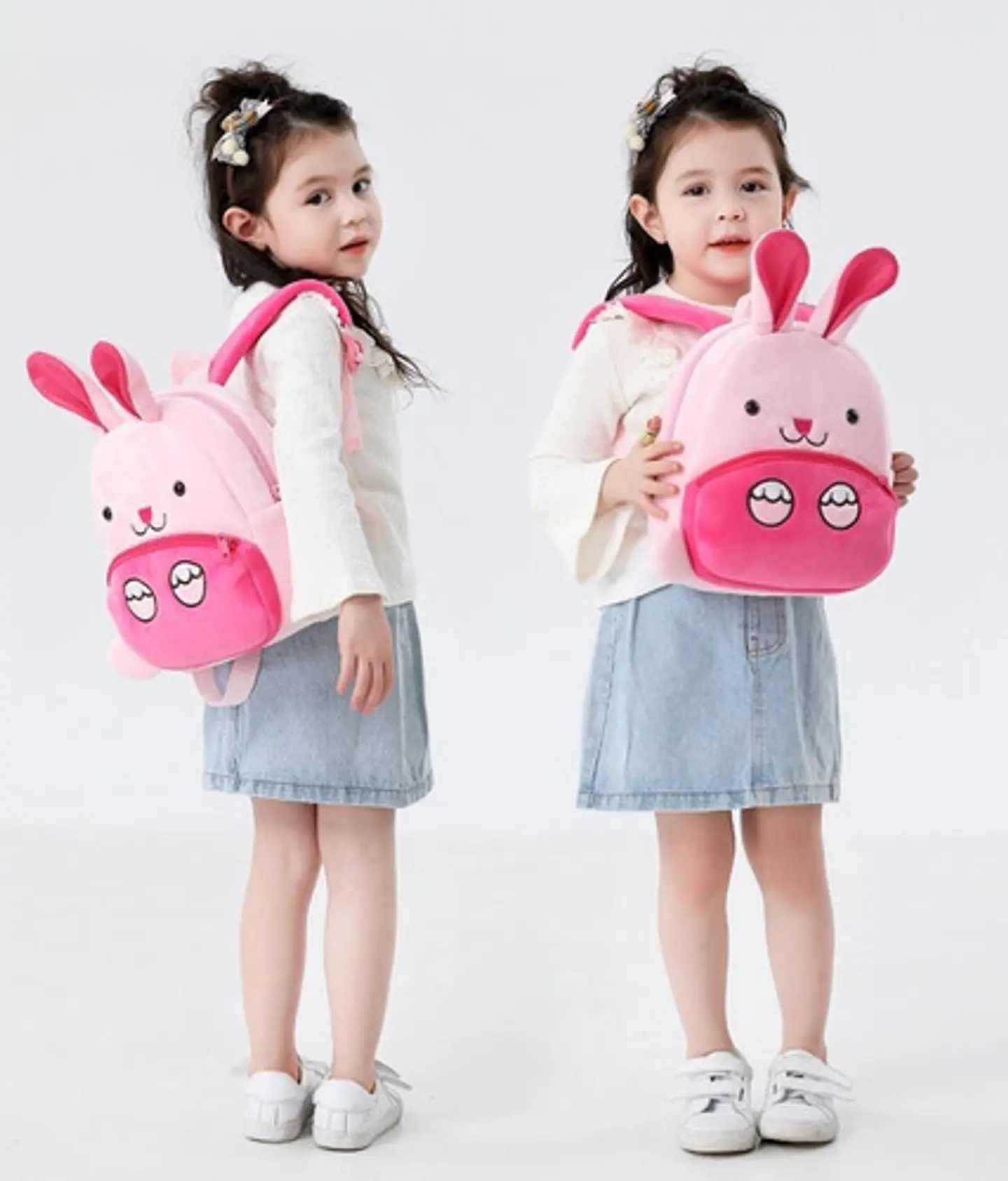 Bolso Mochila Infantil 3d De Animales Escuela Jardín 7