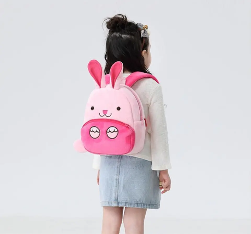 Bolso Mochila Infantil 3d De Animales Escuela Jardín 9