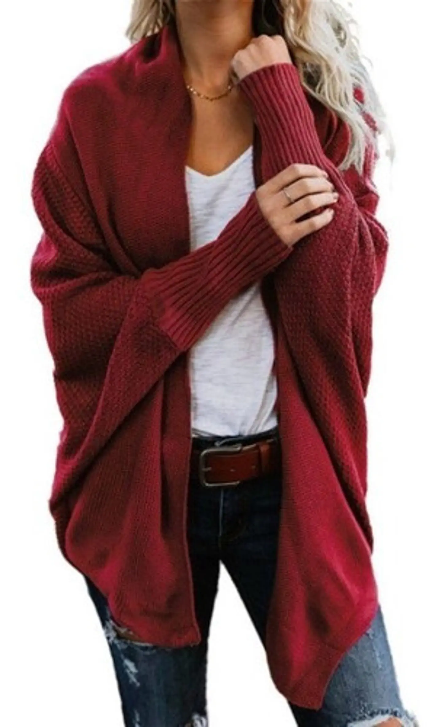 Sweater De Dama Chaleco Suéter Abrigo Mujer 12