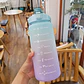 Botella De Agua De 2 Litros Con Pajita Fitness - Miniatura 2