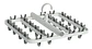 Pinzas Colgador Calcetín Ropa Interior 24 Clips Plegable - Miniatura 8
