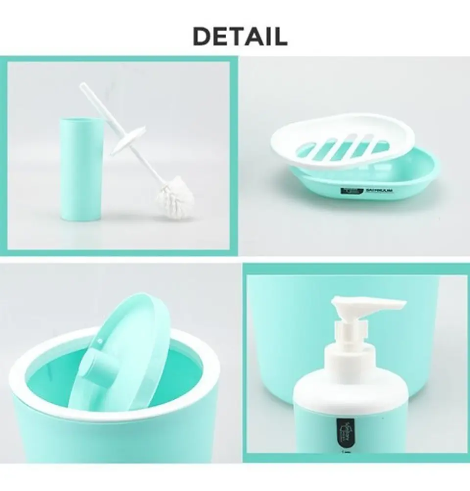 Juego De Baño De 6 Piezas Accesorios 3