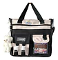 Bolso Mochila De Hombro Coreano Para Mujer - Miniatura 1